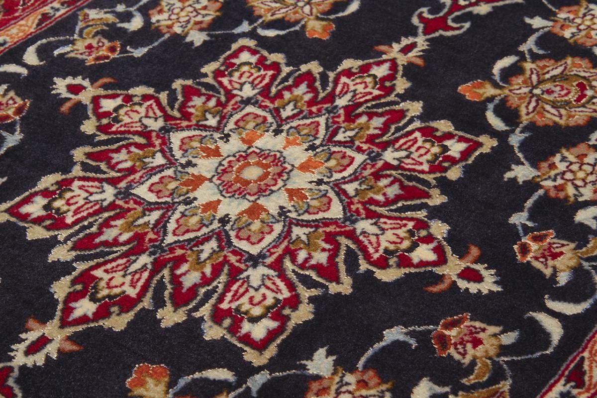 Orientteppich Isfahan 6 Orientteppich, rechteckig, 69x108 Trading, Höhe: Handgeknüpfter mm Nain Seidenkette