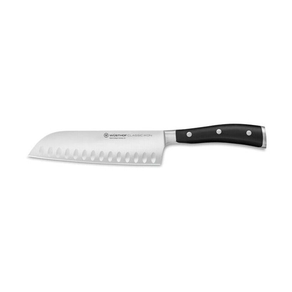 WÜSTHOF Santokumesser Classic Ikon Santokumesser 17 cm schwarz