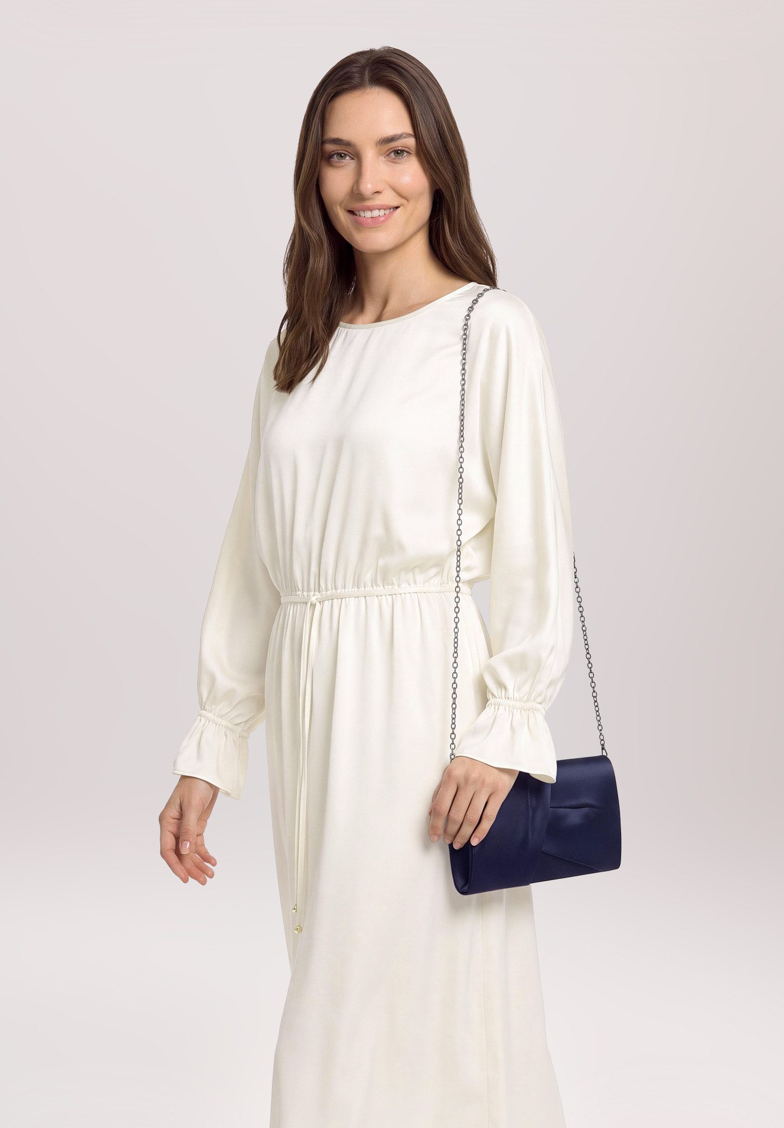 Vera Mont Abendtasche Damen unifarben, Falten – Bild 2 von 5