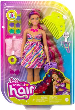 Barbie Anziehpuppe Totally Hair, blond/pinke Haare, inklusive Styling-Zubehör