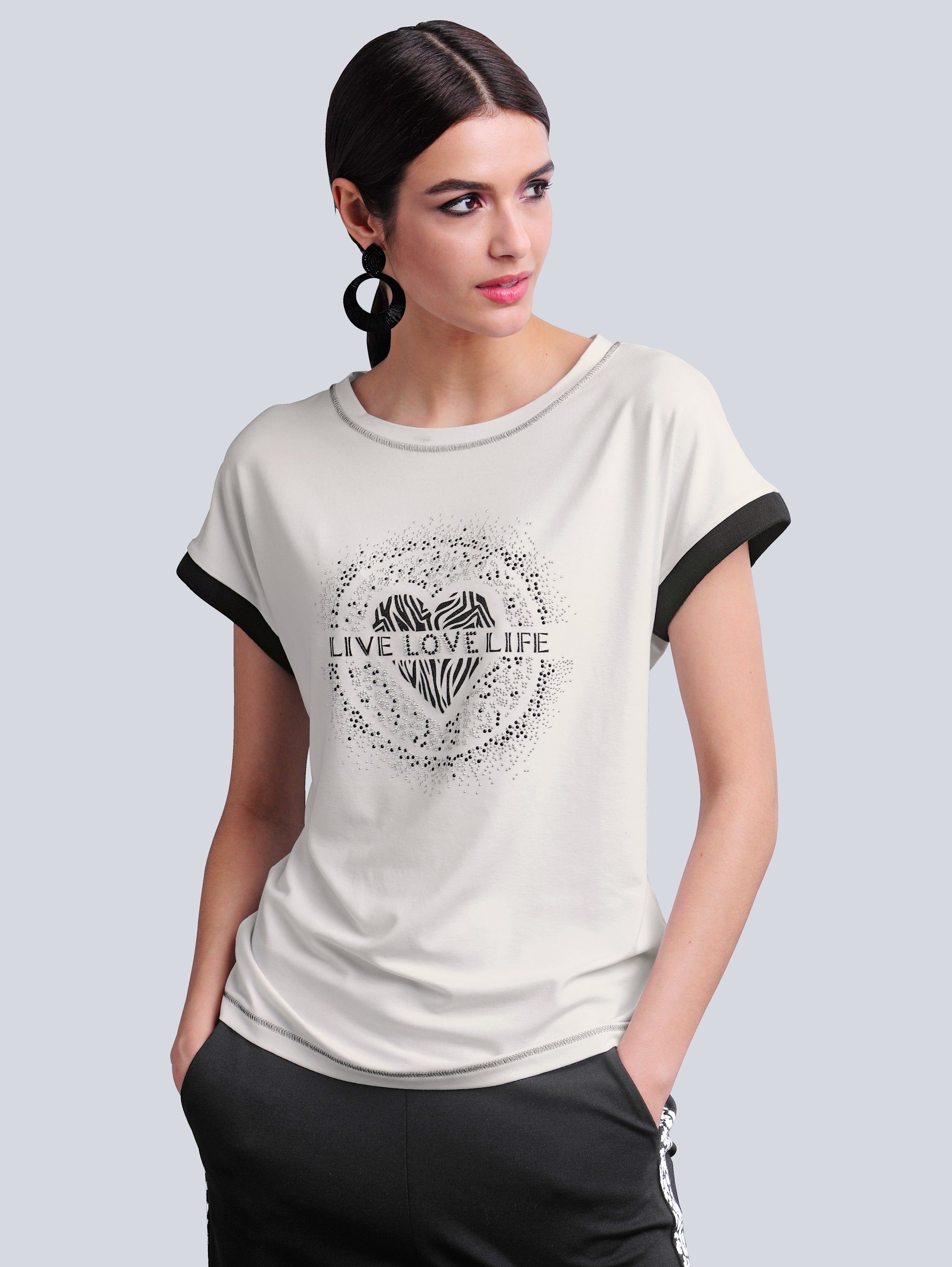 Alba Moda T-Shirt mit Druckmotiv im Vorderteil | OTTO