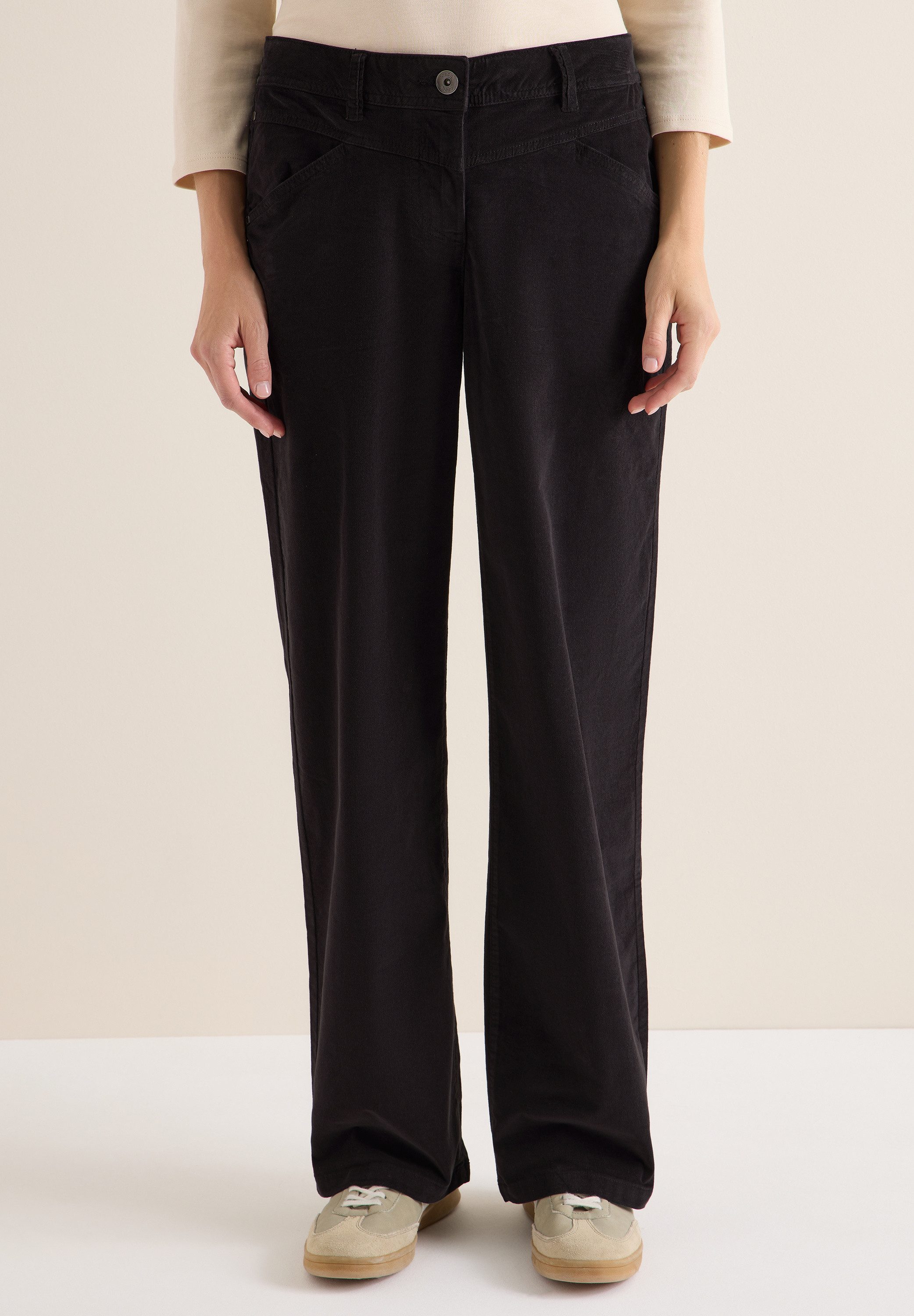 CECIL Cordhose High Waist