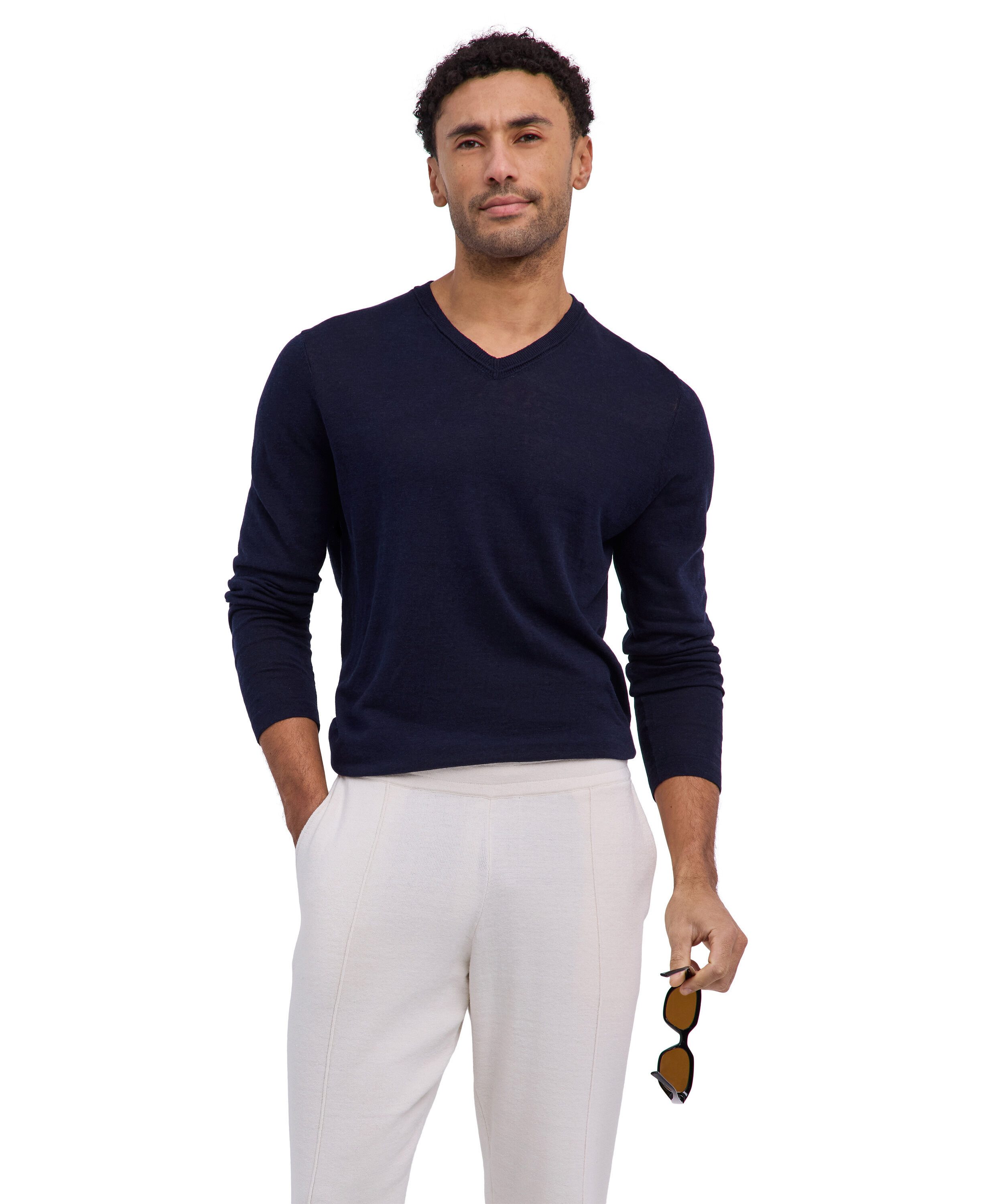 FALKE Strickpullover Silk Linen Pullover (1-tlg)