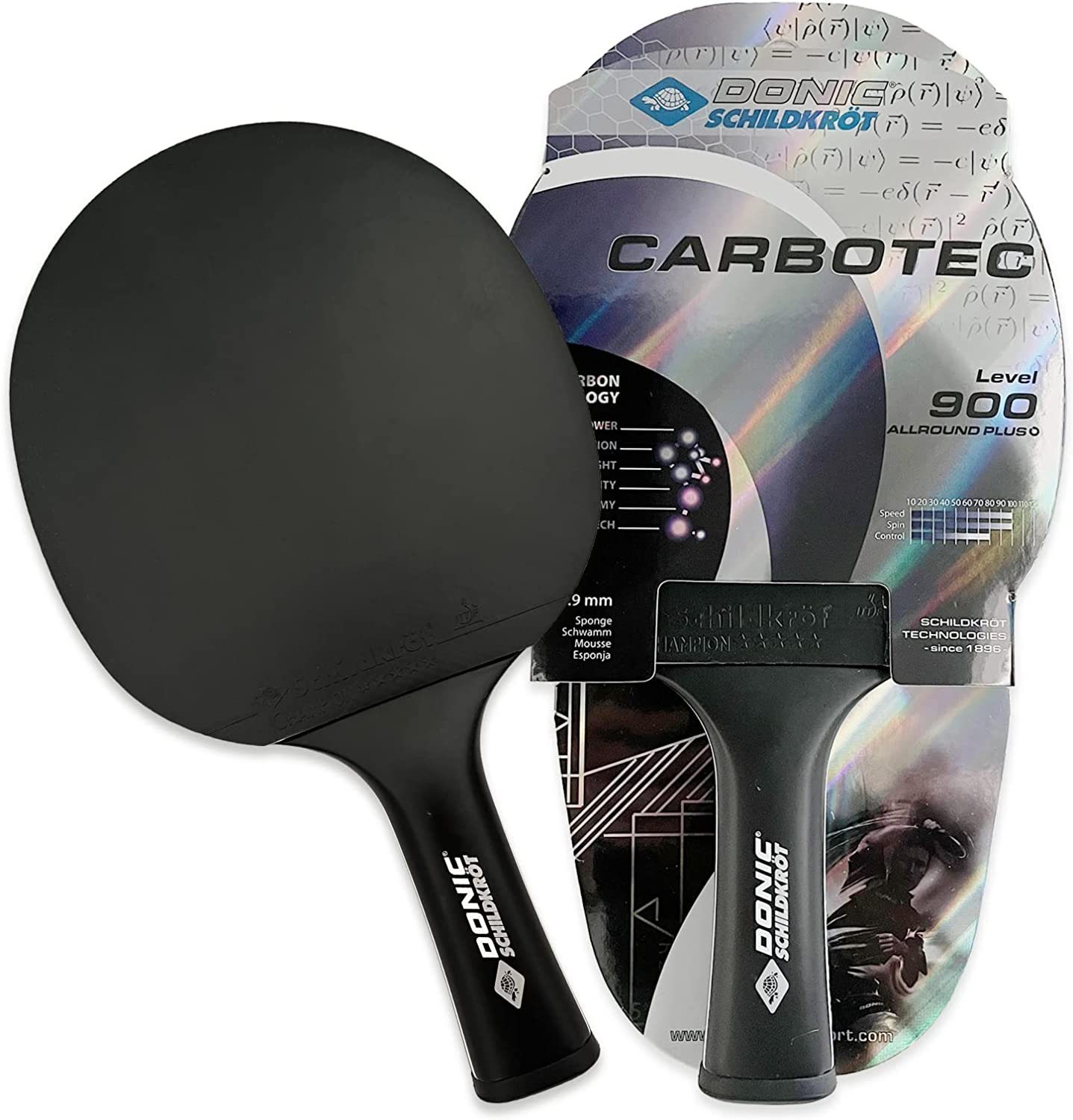 Donic-Schildkröt Tischtennisschläger Carbotec 900, Tischtennis Schläger Racket Table Tennis Bat | Schläger