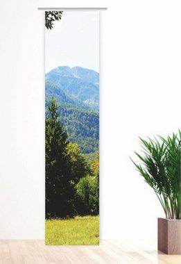 Schiebegardine Blick ins grüne - Flächenvorhang HxB 260x60 cm - B-line, gardinen-for-life