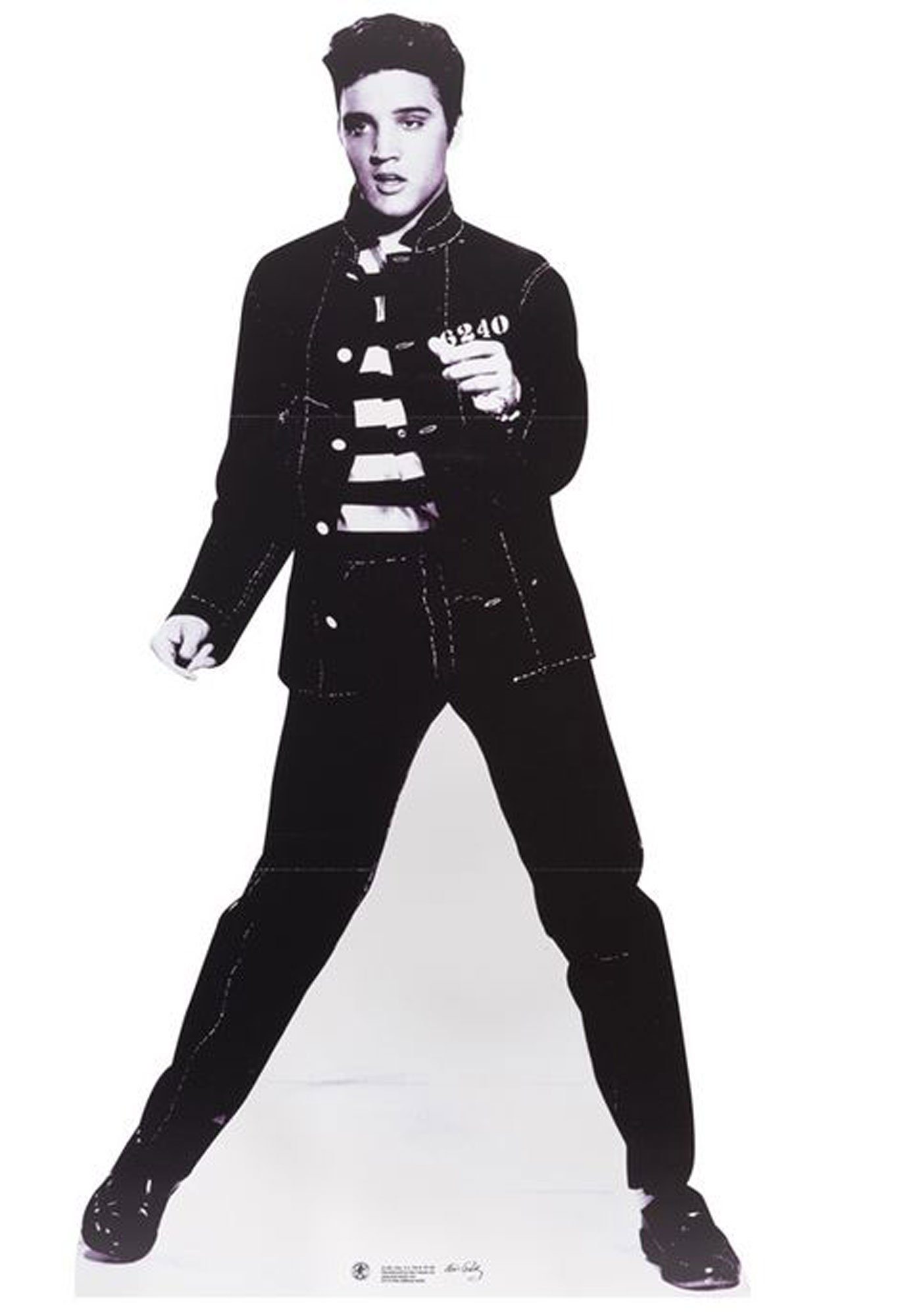 Dekofigur Presley, Elvis - Pappaufsteller - Jailhouse Rock