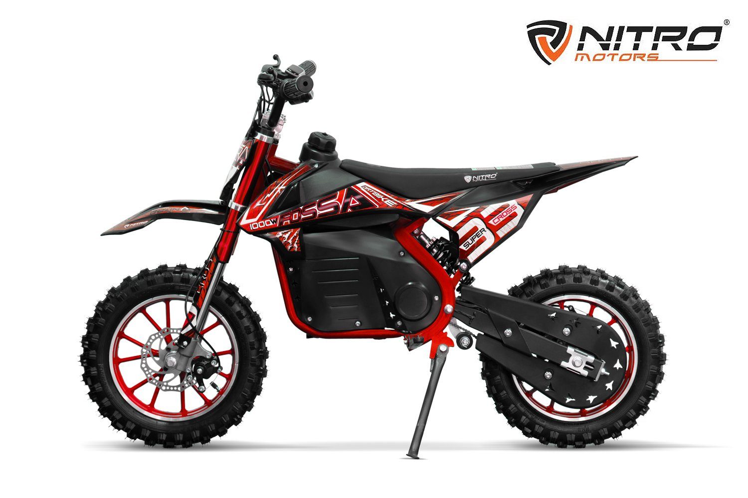 Nitro Motors Бруд-Bike Nitro Motors 1000W Eco midi Kinder Брудbike Fossa 10" Elektro, 3 Gang