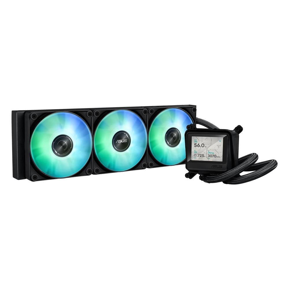 Asus Wasserkühlung MAX Gaming LC 360 ARGB LCD, 360 mm Radiator, LCD Display, LGA1851, AM5