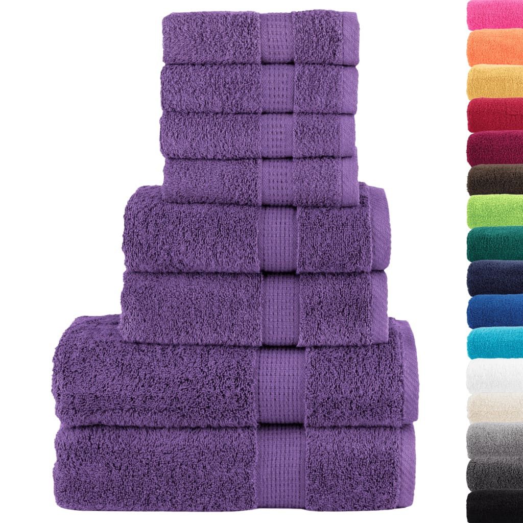 vidaXL Handtuch 8 tlg. Premium-Handtuch-Set SOLUND günstig online kaufen