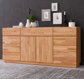 Home affaire Sideboard, Breite 180 cm, teilmassiv, FSC®-zertifiziert