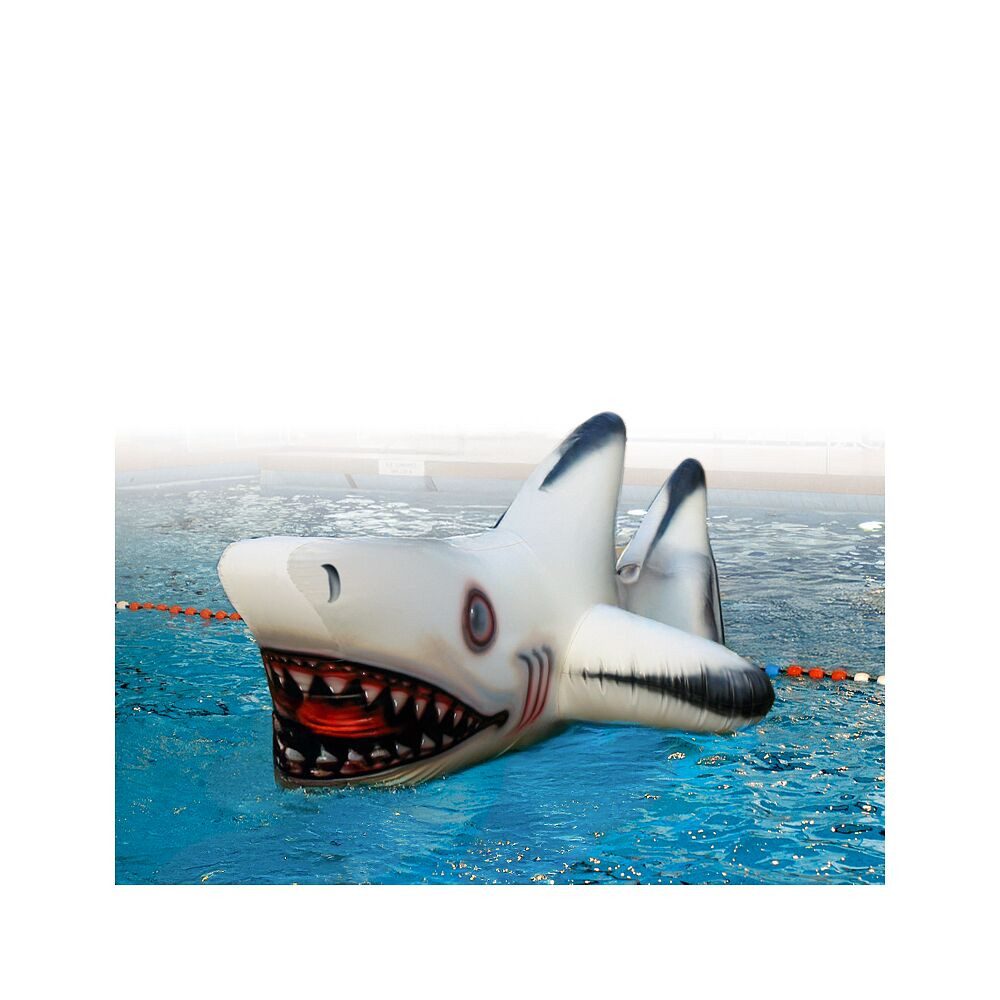 Badeinsel Wasserobjekt Weißer Hai