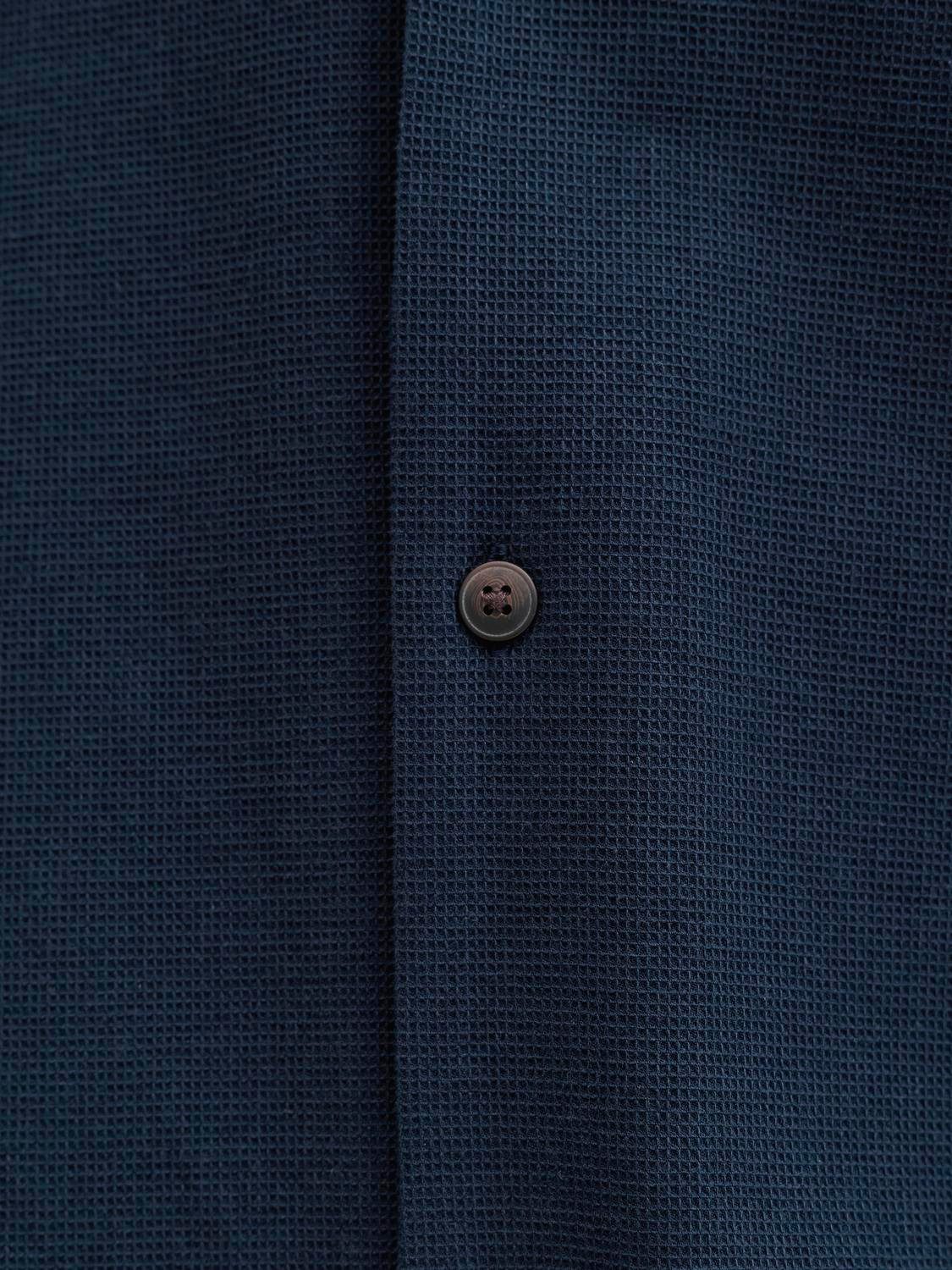 Jack & Jones Kurzarmhemd JJGLOBAL WAFFLE RESORT SHIRT SS mit Resort Kragen