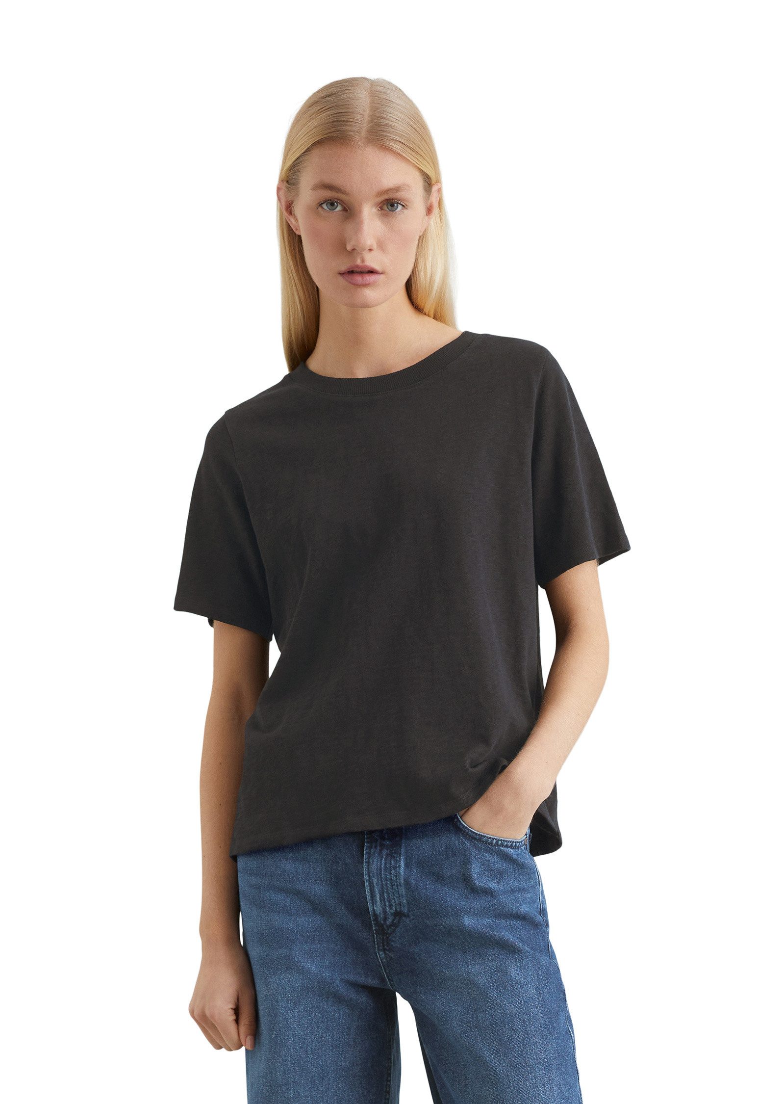Marc O'Polo DENIM T-Shirt aus softer Bio-Baumwolle