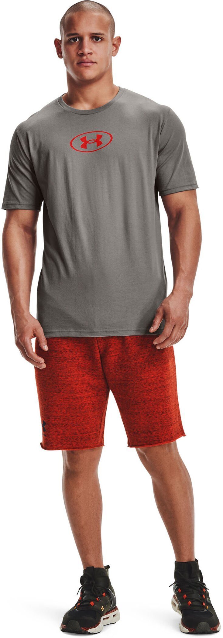Under Armour® Kurzarmshirt UA THROUGH ONLY WAY SS-GRY,Concr IS Concrete