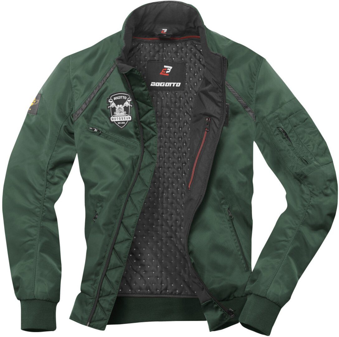 Bogotto Allwetterjacke Boston Motorrad Textiljacke herausnehmbares Innenfutter