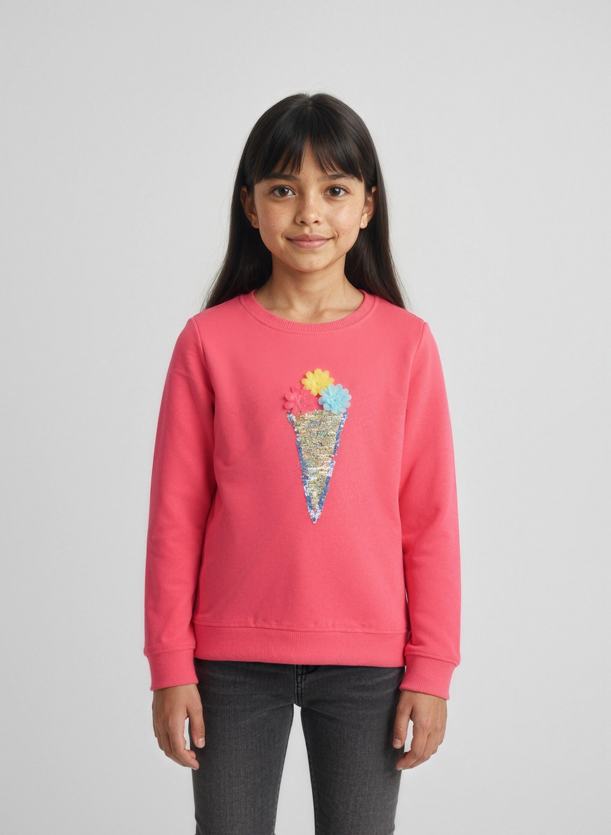 Blue Seven Sweatshirt (1-tlg)