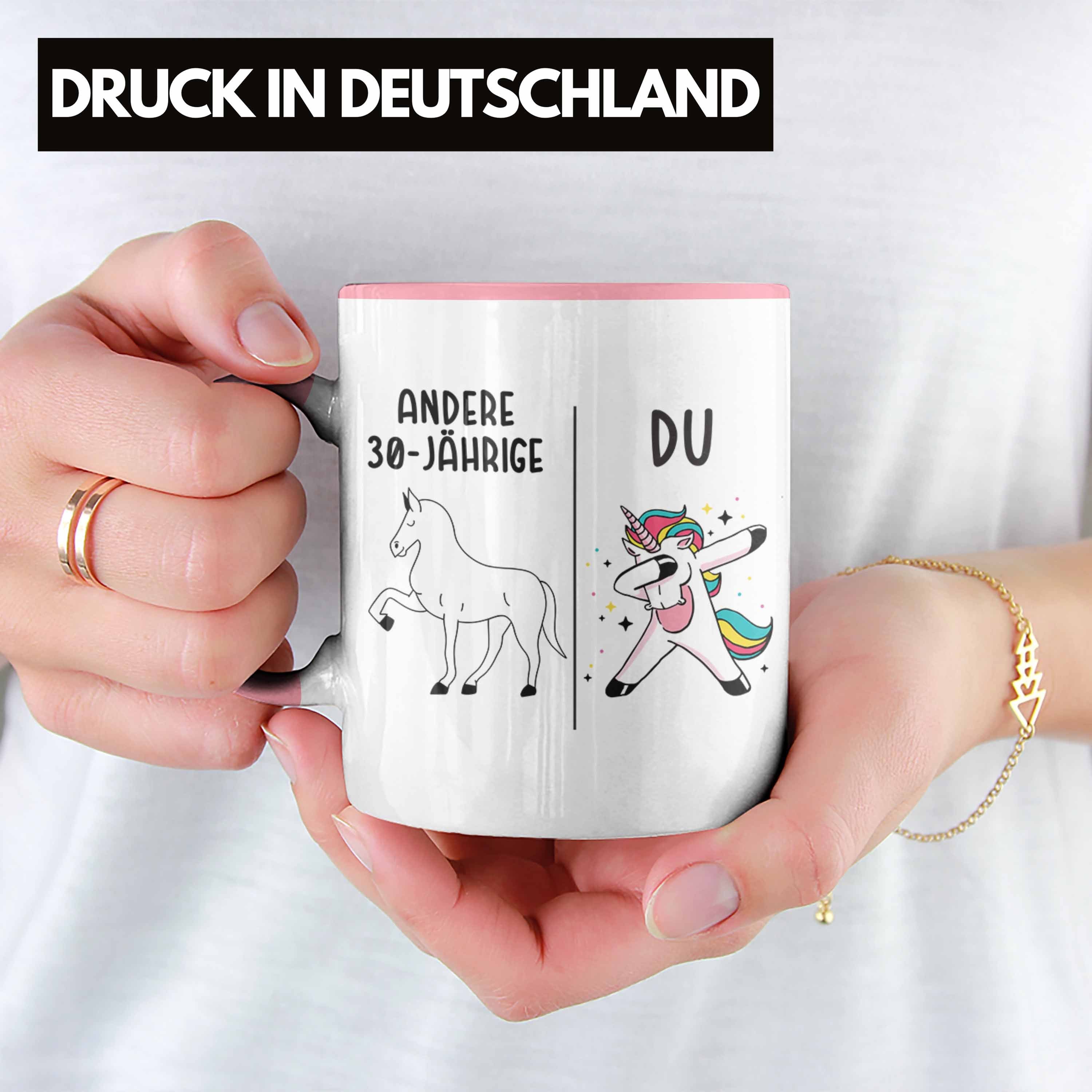 Geburtstag Tasse 30er Einhorn Trendation Geburtstag Trendation - Rosa Geschenkidee Frauen 30. Geschenk Tasse