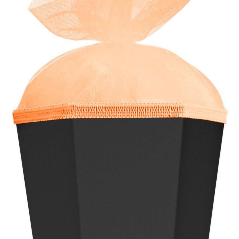orangem Basteltüte cm, Roth Tüllverschluss, Zuckertüte Schulanfang 85 Schultüte eckig, für Schwarz, mit