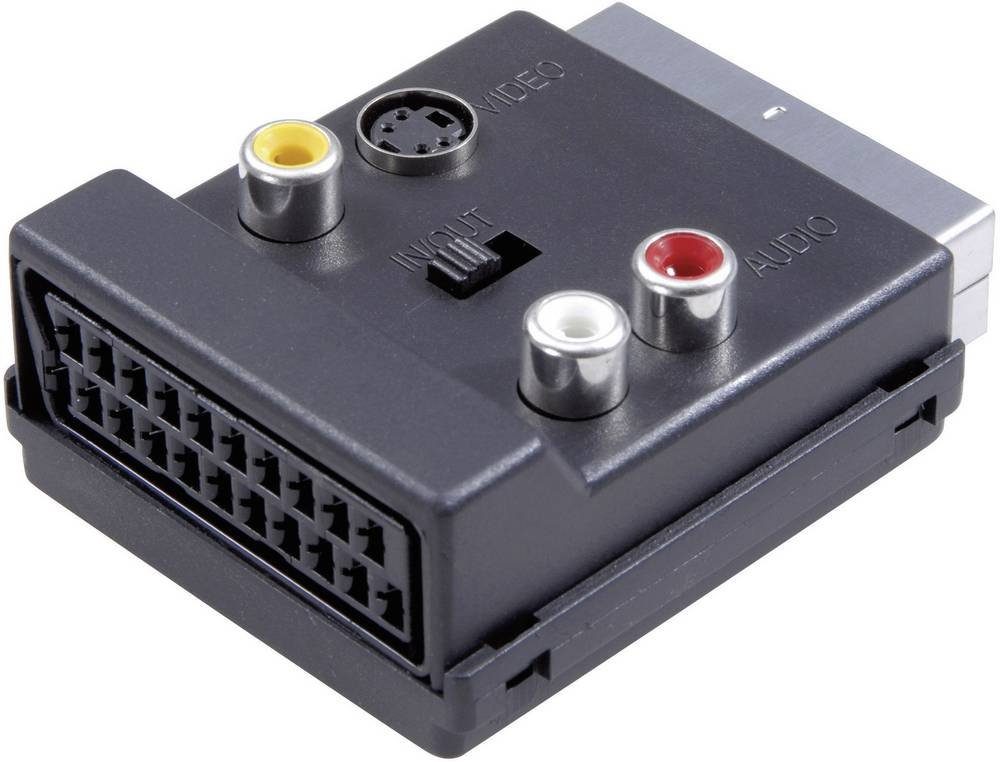 SpeaKa Professional SpeaKa Professional SP-7870356 SCART / Cinch / S-Video  Y-Adapter [1x S TV-Adapter