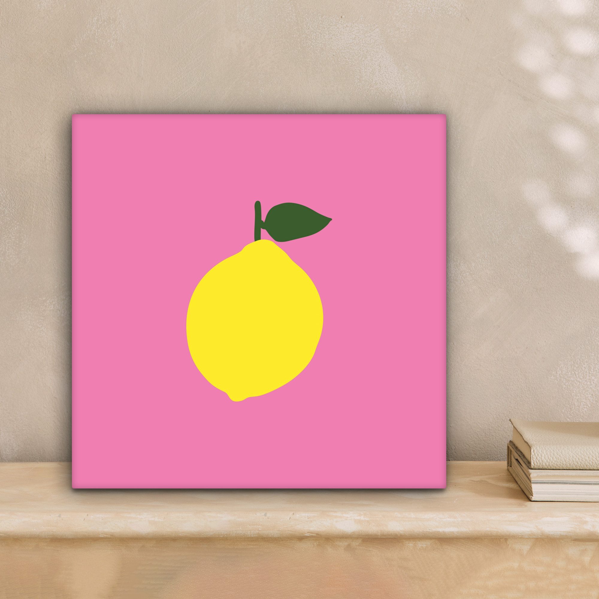 OneMillionCanvasses® Leinwandbild Zitrone - Gelb - günstig online kaufen