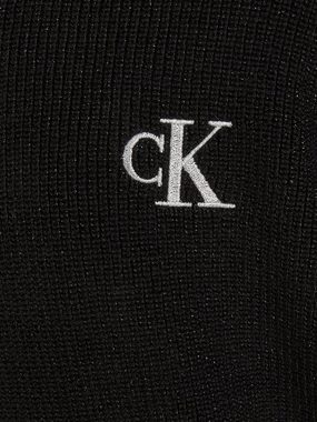 Calvin Klein Jeans Rundhalspullover FESTIVE LUREX SWEATER für Kinder bis 16 Jahre