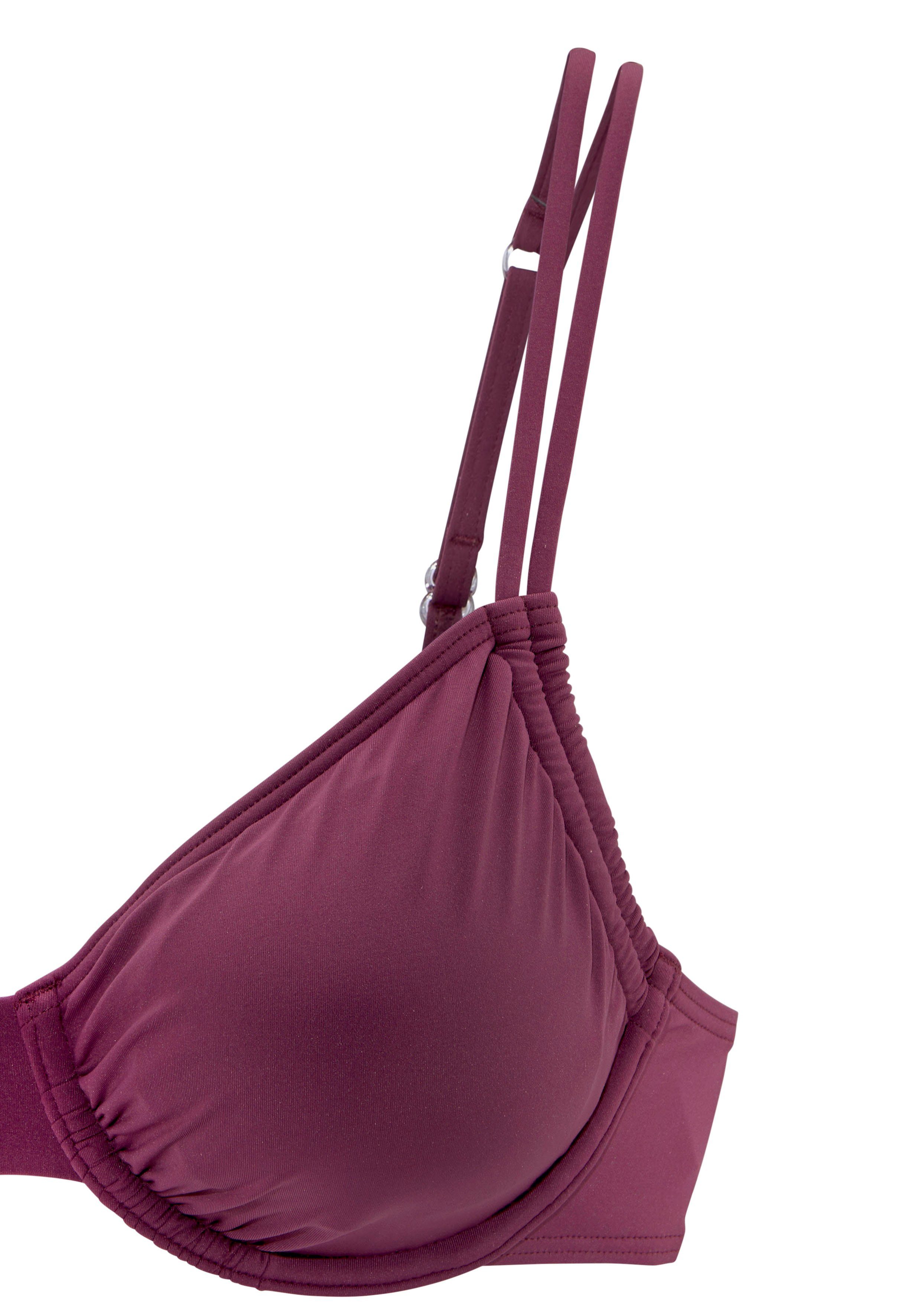 LASCANA Bügel-Bikini-Top Italy, seitlich zu raffen – Bild 3 von 5