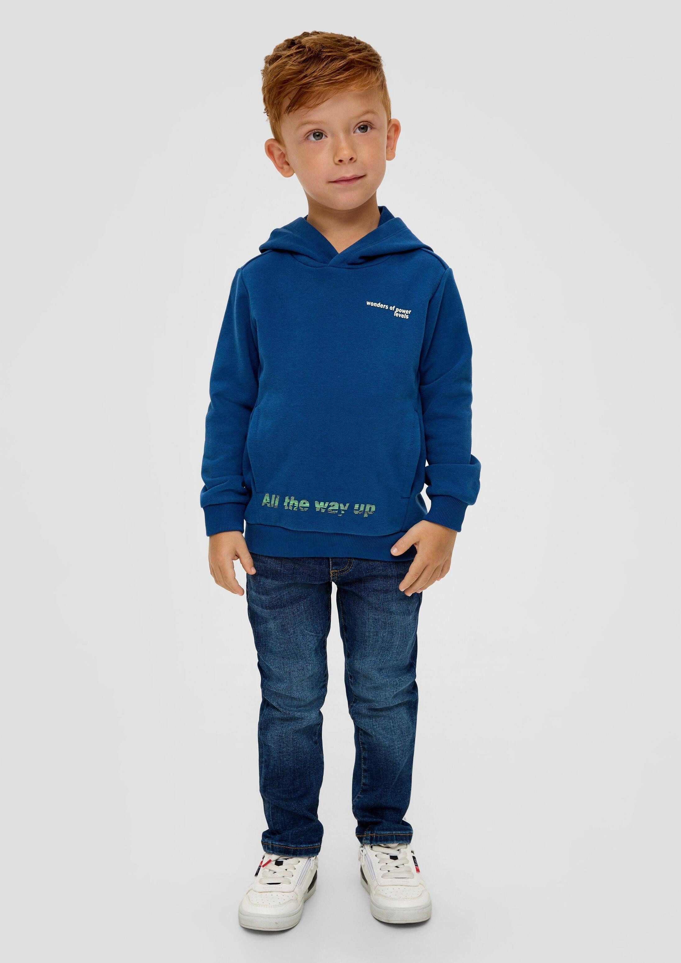 s.Oliver Sweatshirt Sweatshirt Sweatshirt mit Kängurutasche