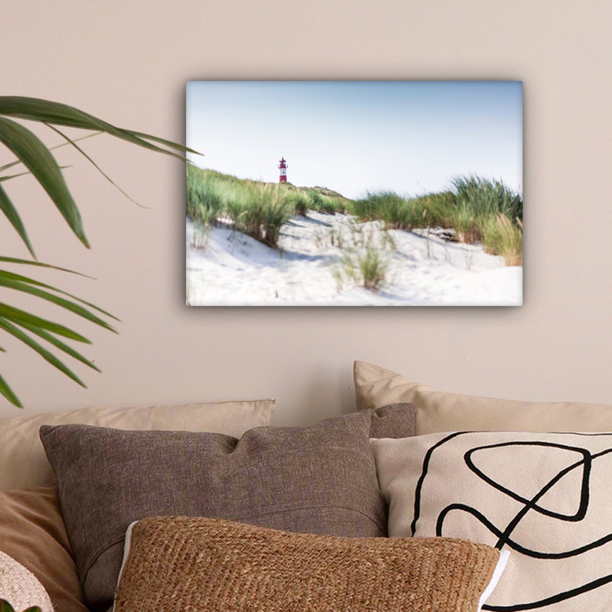 OneMillionCanvasses® Leinwandbild Liste Leuchtturm in den günstig online kaufen