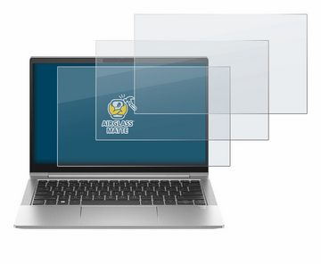 BROTECT flexible Panzerglasfolie für HP EliteBook 630 G10, Displayschutzglas, 3 Stück, Schutzglas Glasfolie matt entspiegelt Anti-Reflex