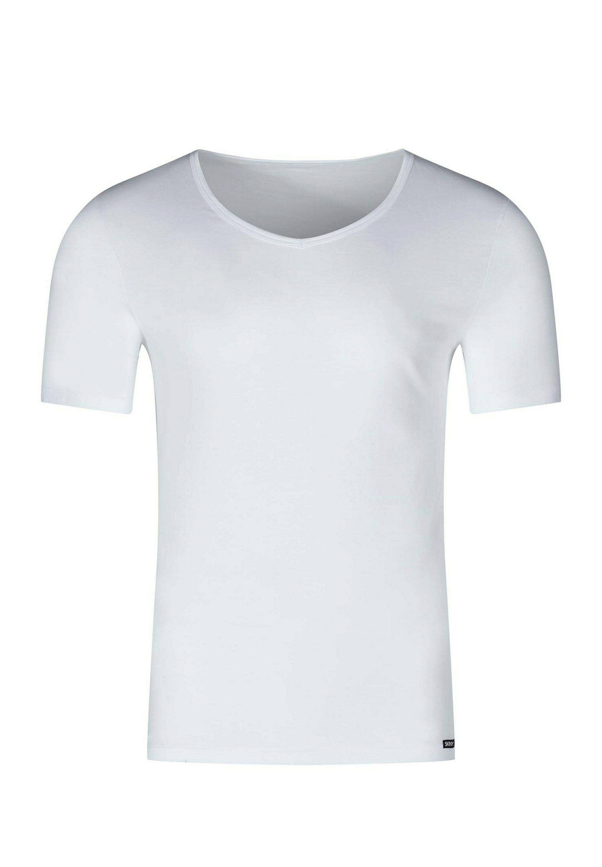 (2-St) Skiny Weiß Unterhemd