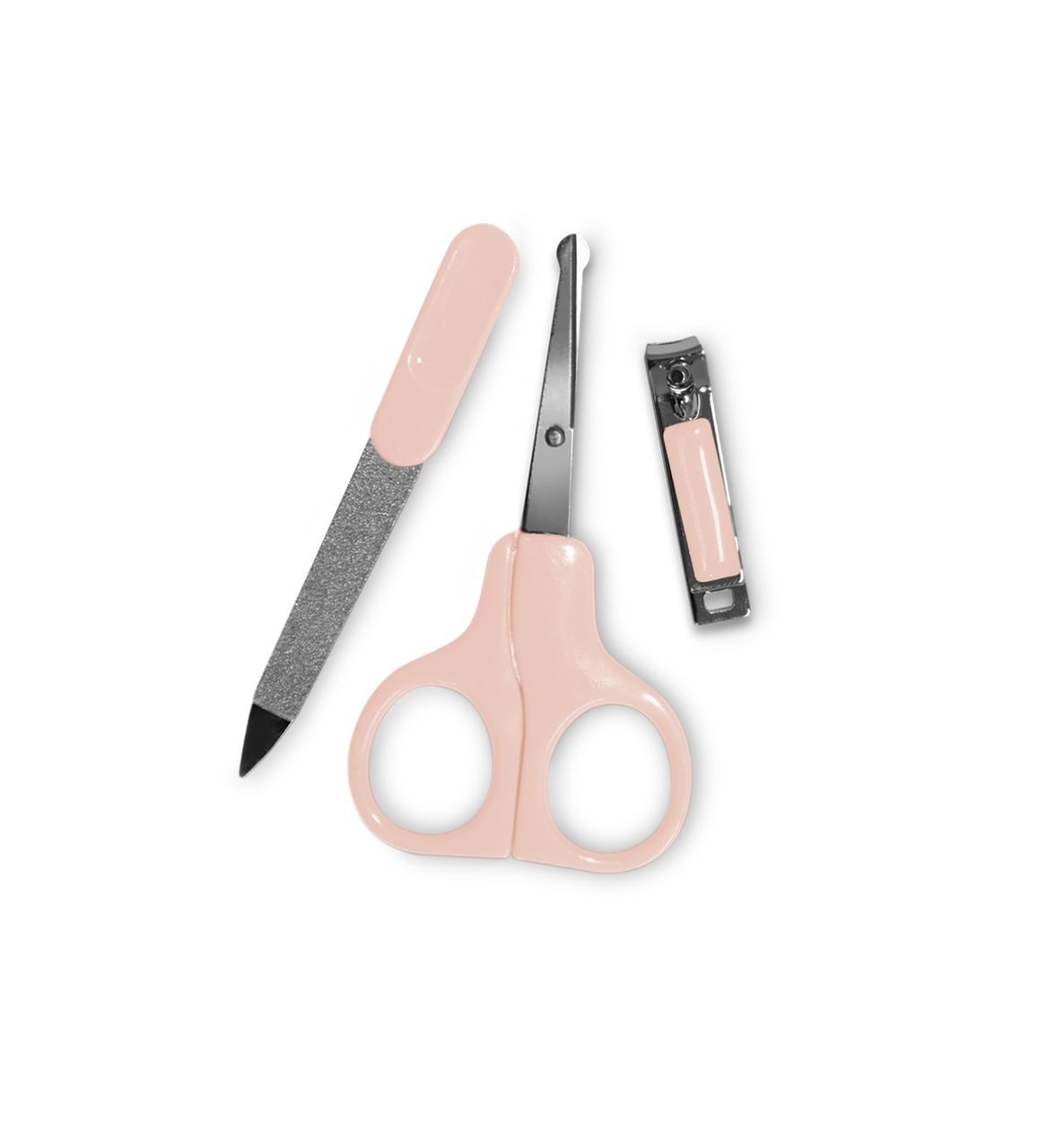 Baby Care Baby-Nagelschere 10240300, (1-tlg), Edelstahl, 3-teilig, Maniküre-Set 3-teilig, Nagelschere, Nagelfeile