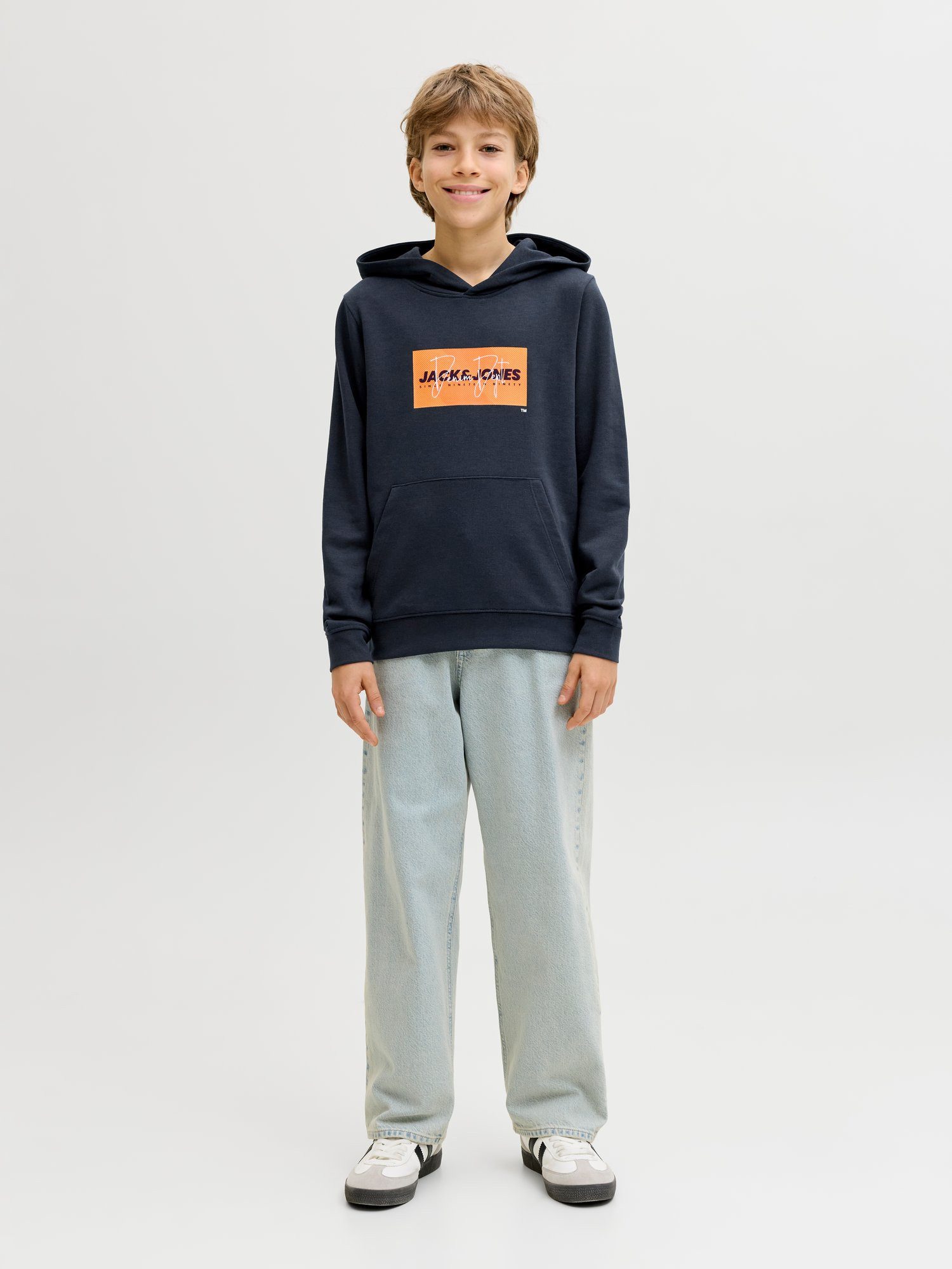 Jack & Jones Junior Sweatshirt JJCOLE PRINT SWEAT HOOD JNR – Bild 5 von 5