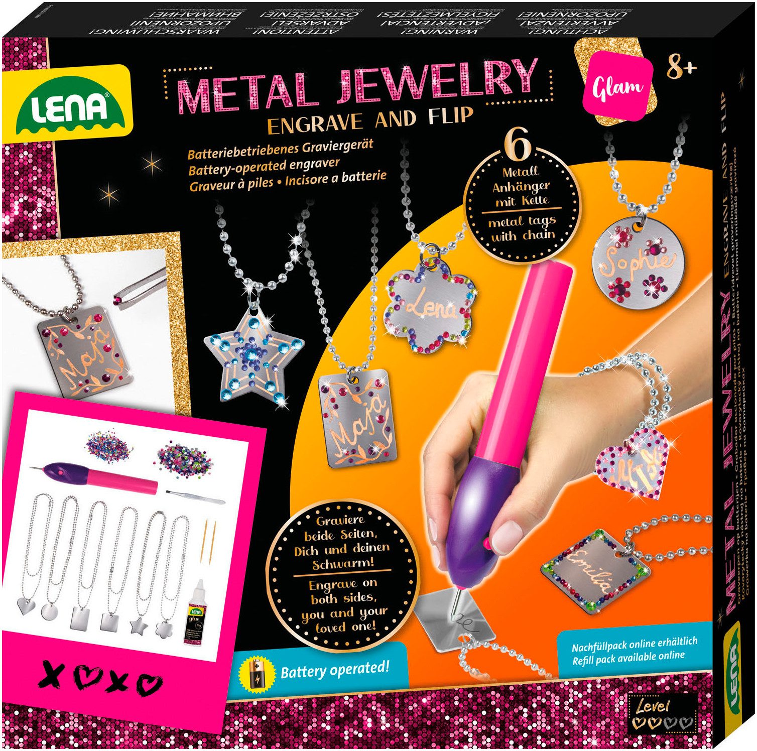 Lena® Kreativset Metal Jewelry