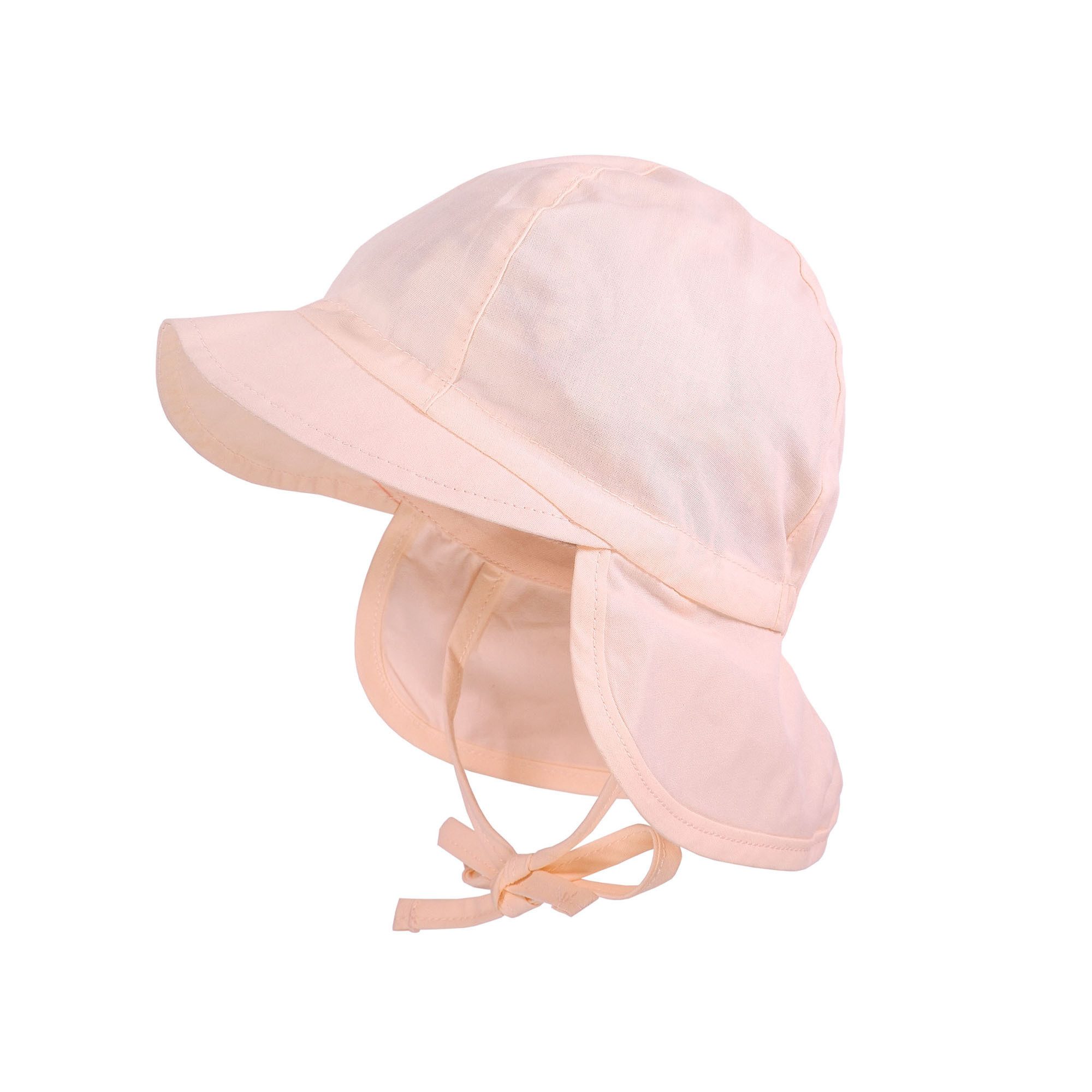 MAXIMO Schirmmütze BABY-Schildmütze, Nackenschutz Bindeband, UV (1-St)