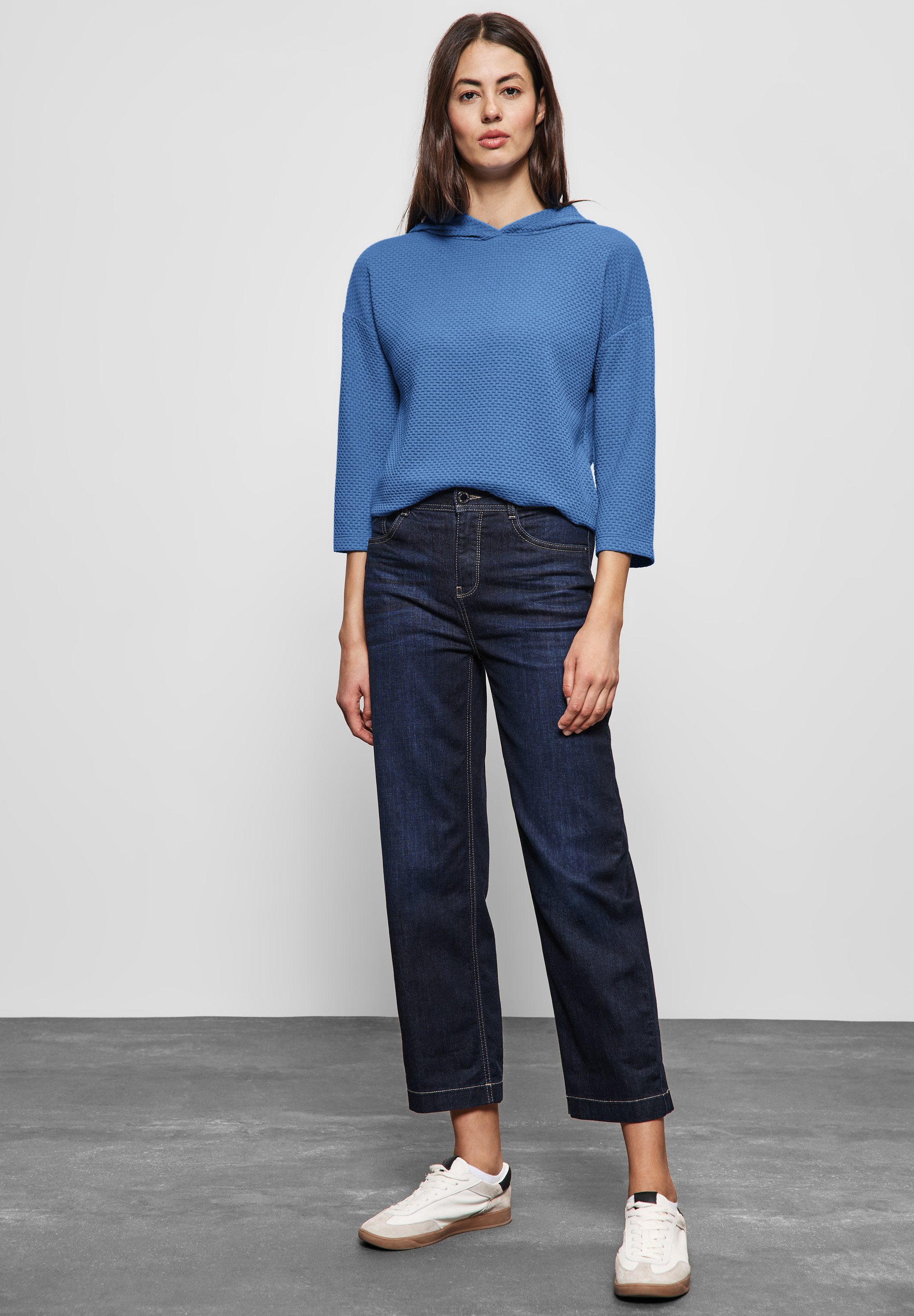 STREET ONE 3/4-Arm-Shirt mit 3/4 Ärmeln