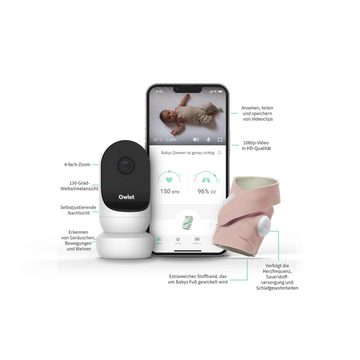 Owlet Baby Care DE Babyphone, Babyphone Duo 2: Smart Sock 3 und HD Kamera 2