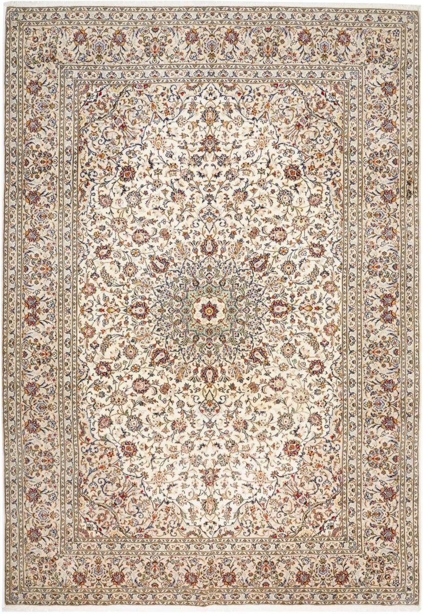 Orientteppich Keshan 239x349 Handgeknüpfter Orientteppich / Perserteppich, Nain Trading, rechteckig, Höhe: 12 mm