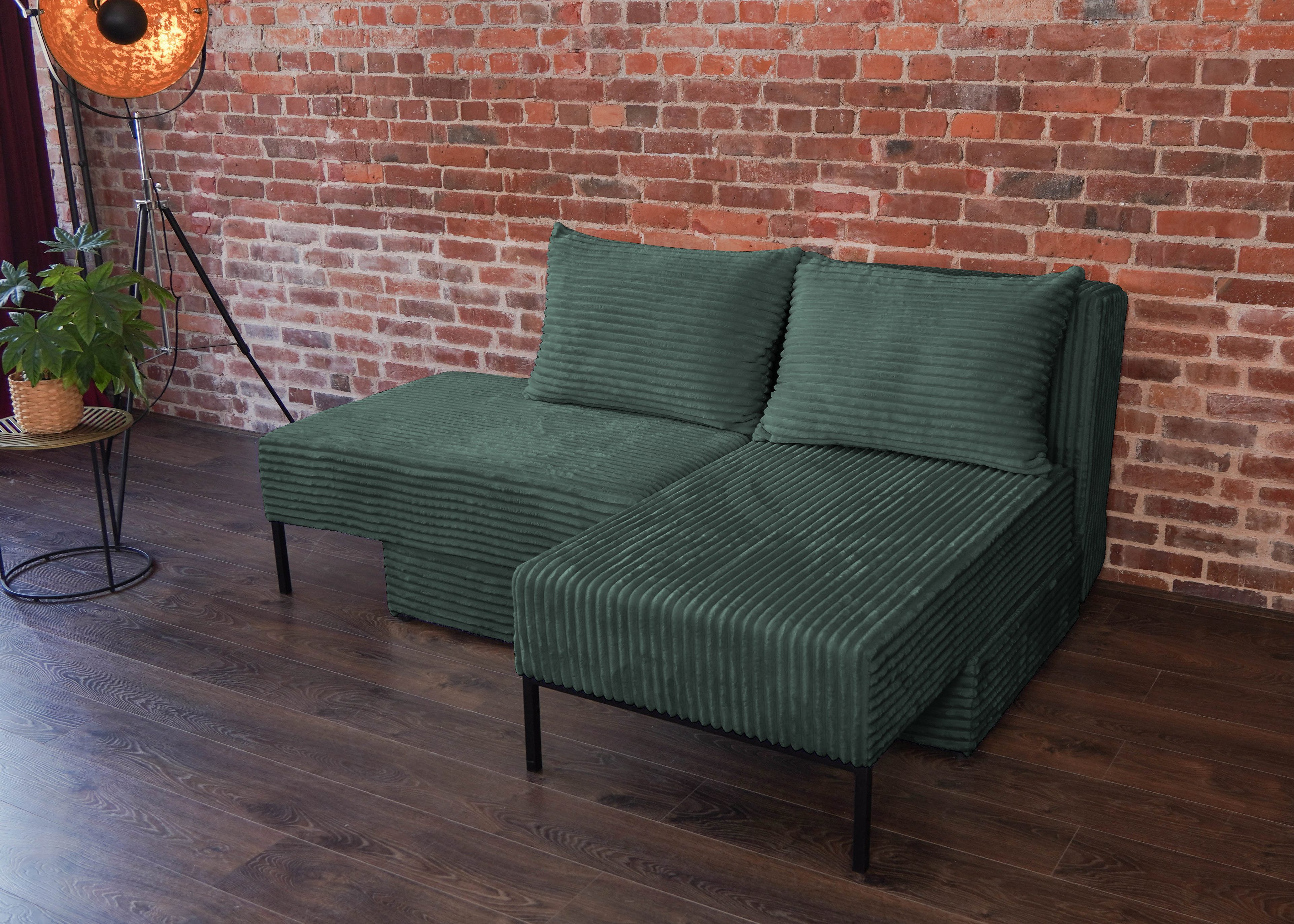 Kaiser Möbel Ecksofa Sofa, Betten, Liegestuhl, MOOKA 4in1-Multifunktions-System