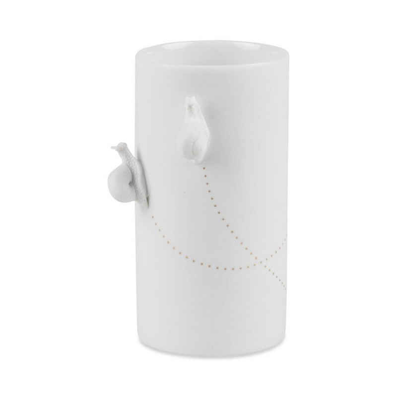 Räder Design Dekovase Porzellangeschichte "Giraffe" (Einzelpaket, 1 St), Vase mit 3D Schnecken