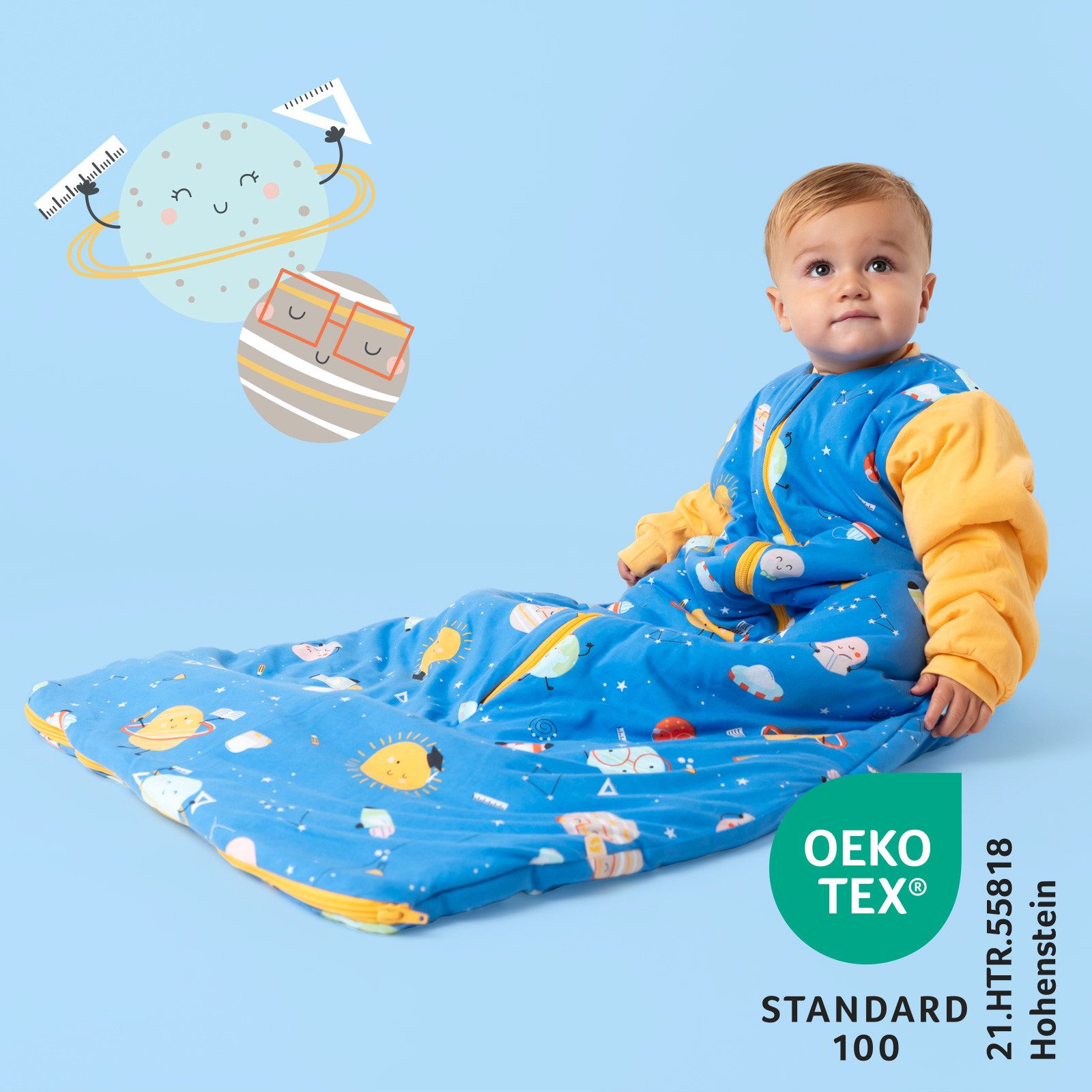 Schlummersack Kinderschlafsack Babyschlafsack, 3.5 Tog OEKO-TEX zertifizier günstig online kaufen