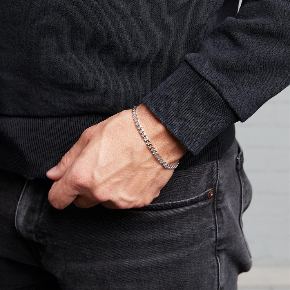 JEWLIX Panzerarmband 925 Silberarmband im Panzerketten Design 4,5mm PA0045 günstig online kaufen