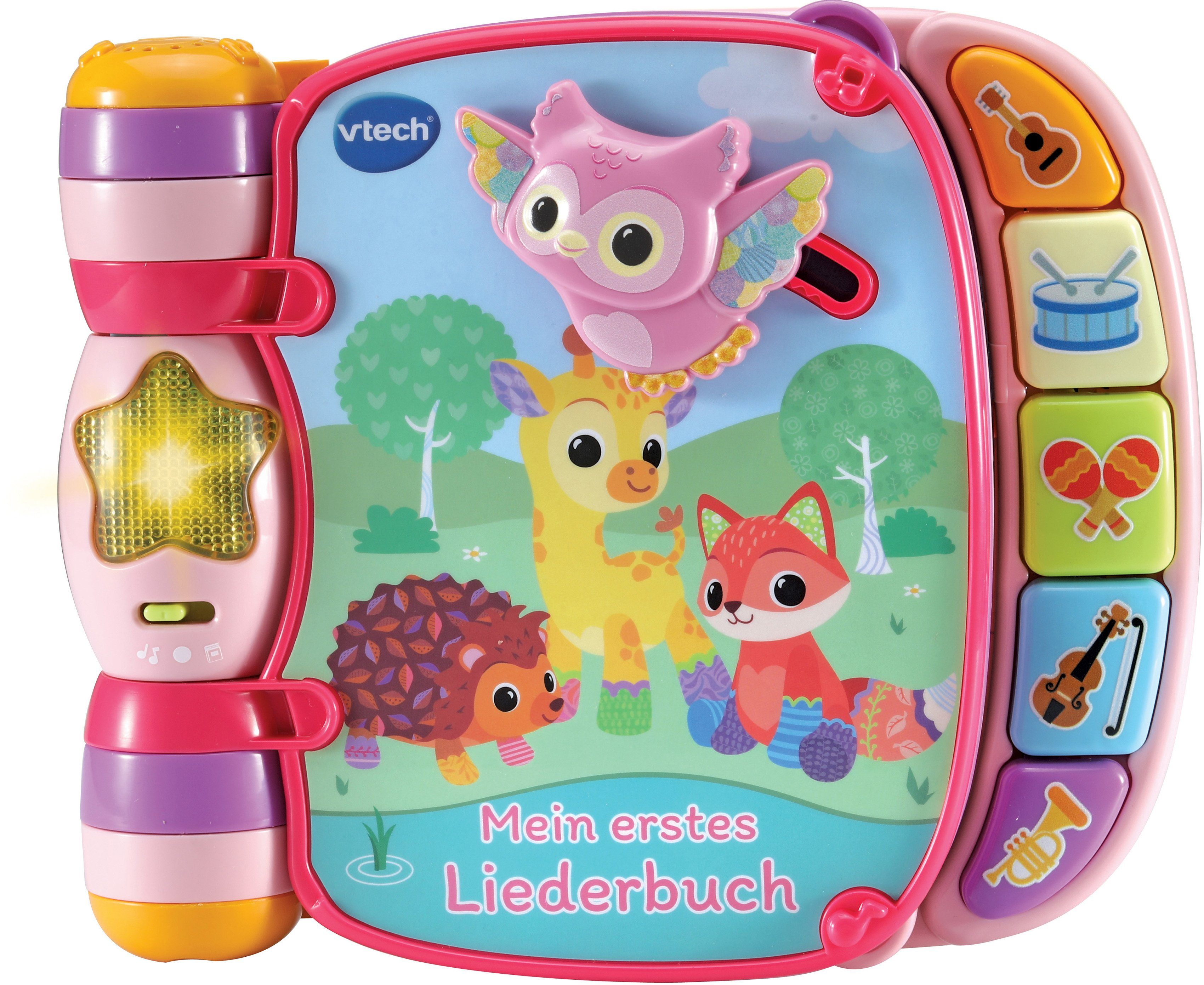 Vtech® Buch VTechBaby, Mein erstes Liederbuch, rosa, mit Licht und Sound