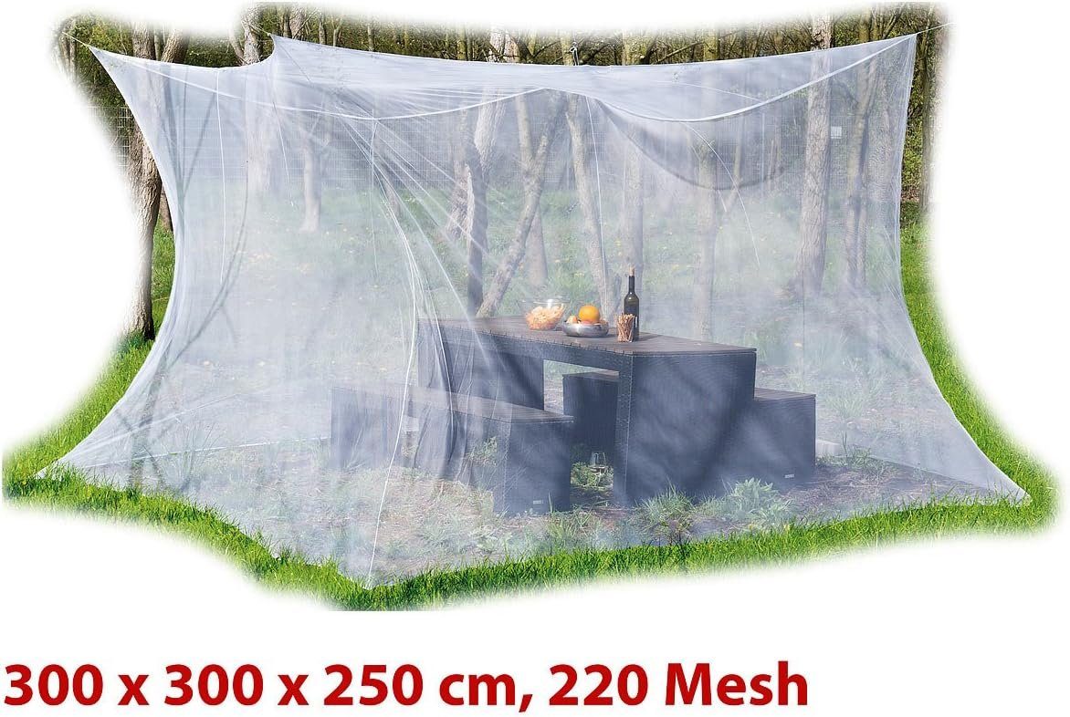 infactory Moskitonetz 300x300x250cm Zelt Doppelbett Fliegengitter günstig online kaufen