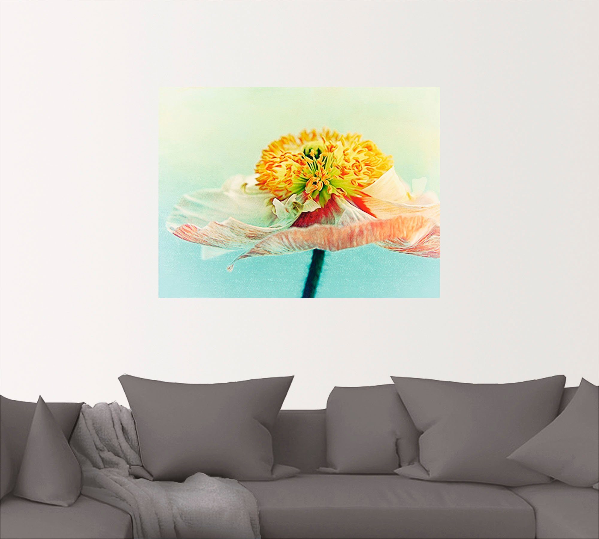 Artland Wandbild »Lady Poppy 2«, Blumen (1 Stück), in vielen Größen & Produktarten -Leinwandbild, Poster, Wandaufkleber / Wandtattoo auch für Badezimmer geeignet-kaufen
