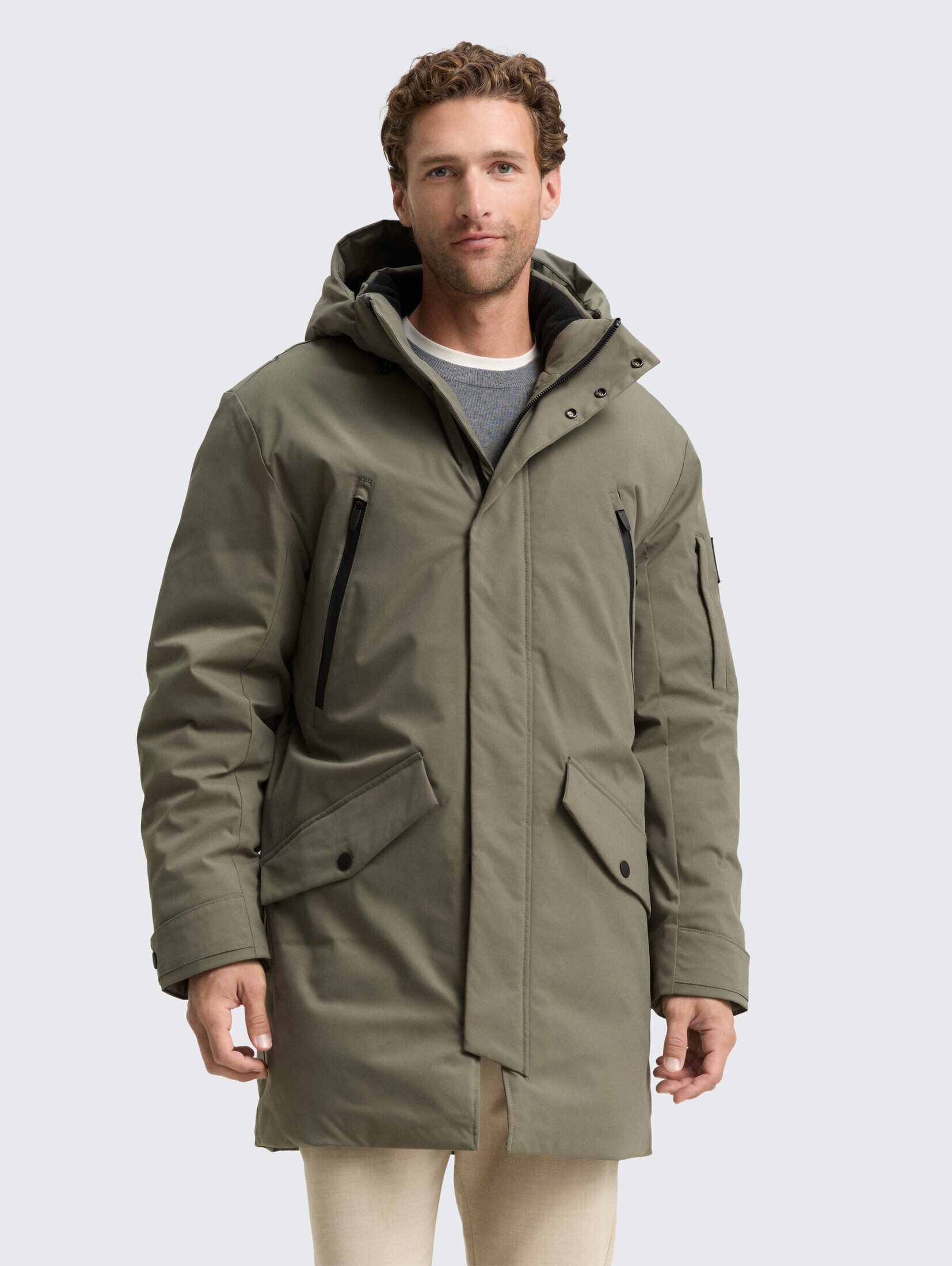 TOM TAILOR Wintermantel Куртки TT.PRO.TECH Parka mit abnehmbarer Kapuze