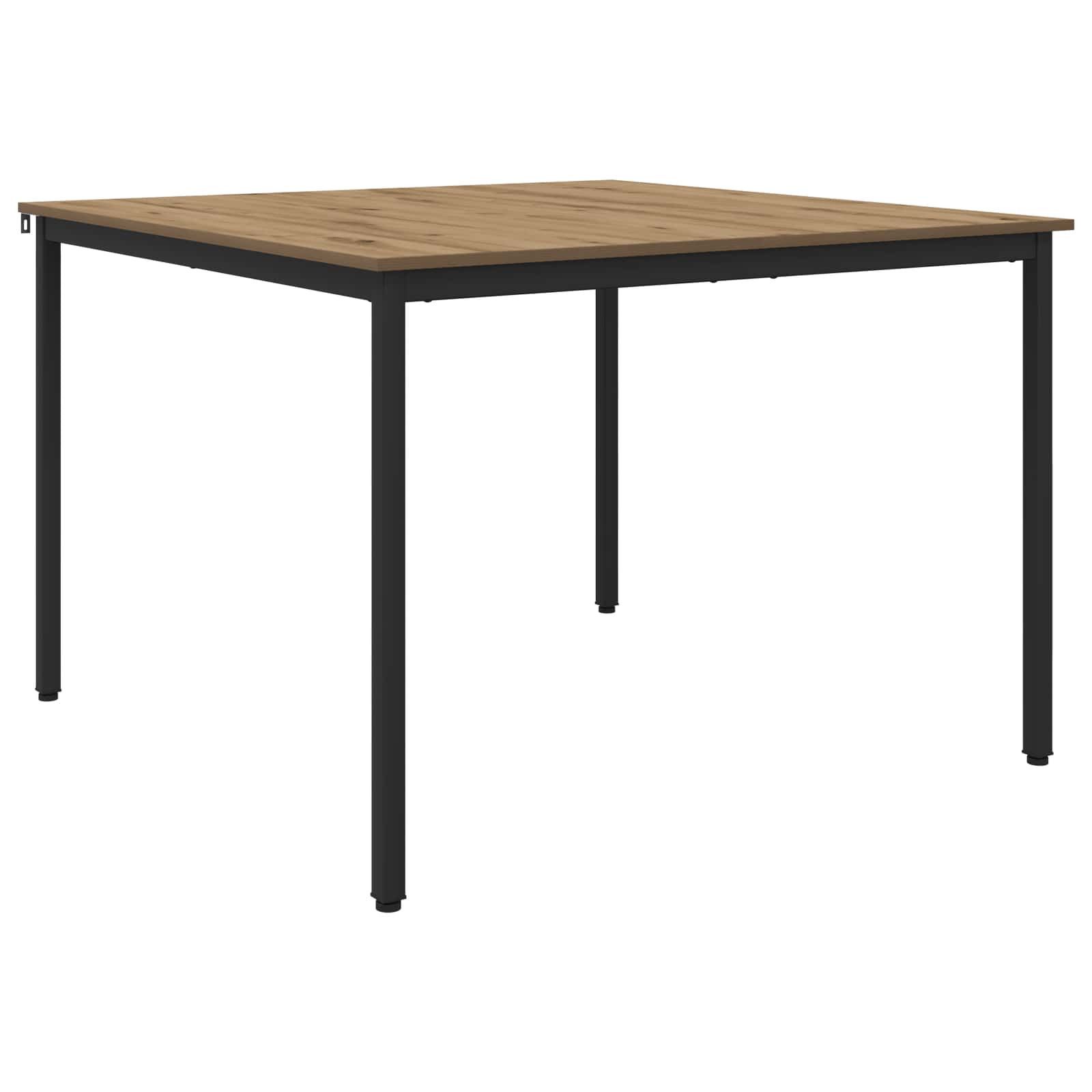 vidaXL Esstisch Esstische 110 x 110 x 75 cm Holzwerkstoff Artisan-Eiche (1-St)