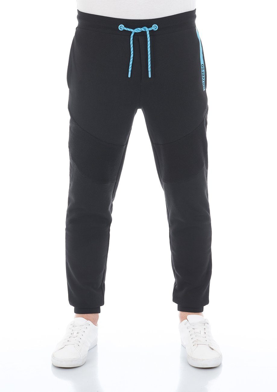 riverso Sweathose Herren Jogginghose RIVTill Slim Fit Trainingshose aus pflegeleichter Baumwollmischung