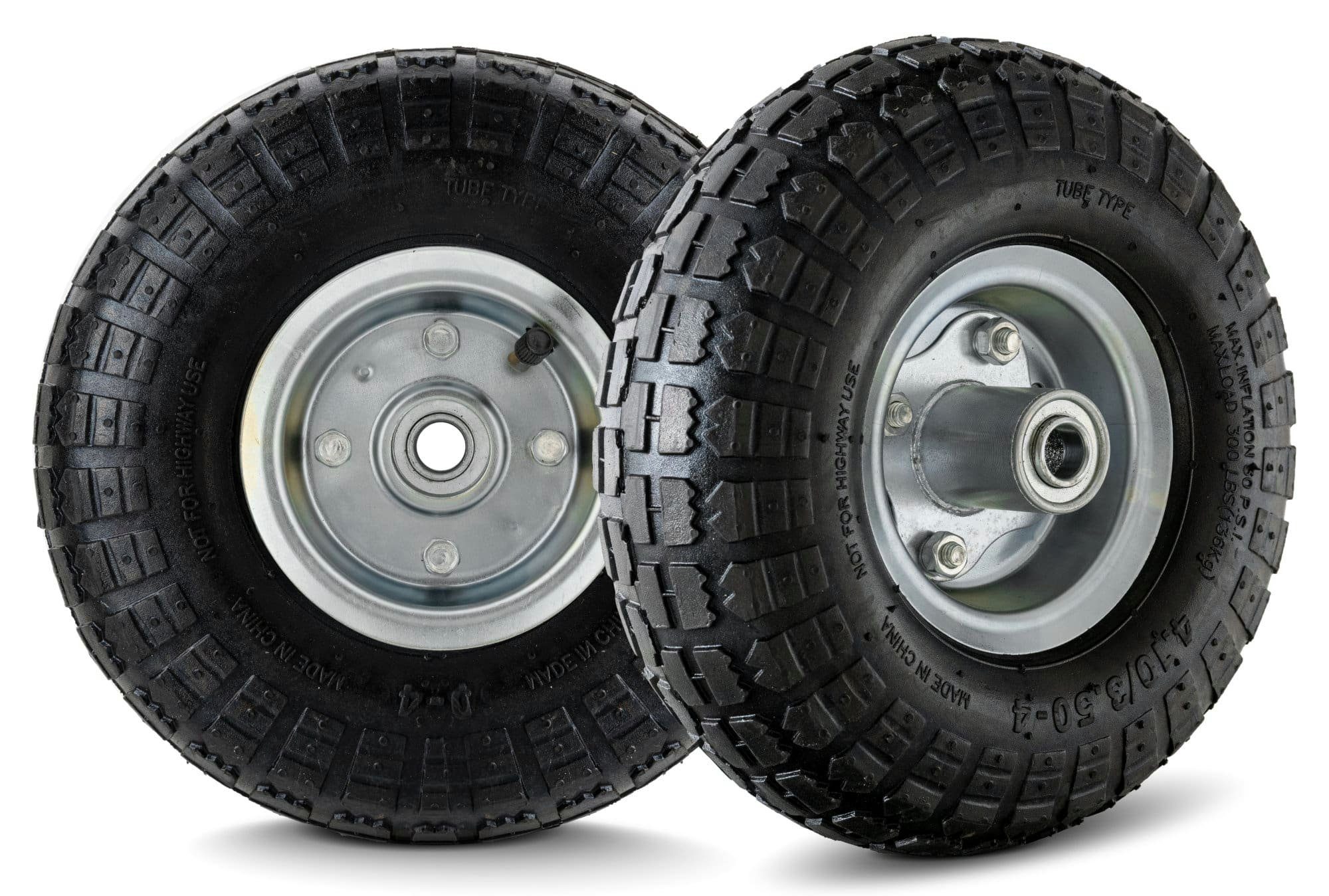 2 Oder 4 Ersatz-Luftreifen 250 Mm Für Bollerwagen, Schubkarre, Sackkarre – Traglast 135 Kg