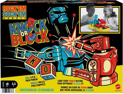 Mattel games Spiel, Kinderspiel »Rock 'em Sock 'em Knock or Block«