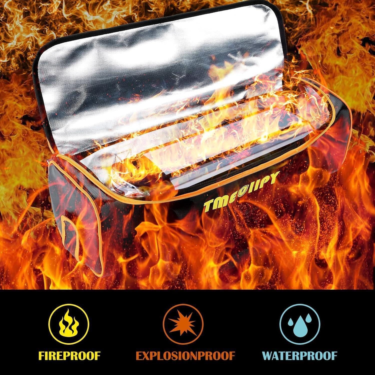 LuxusKollektion Akku-Schutzhülle Ebike Akku Tasche Feuerfest Explosionssicher Lipo Lagerung 2 Pcs